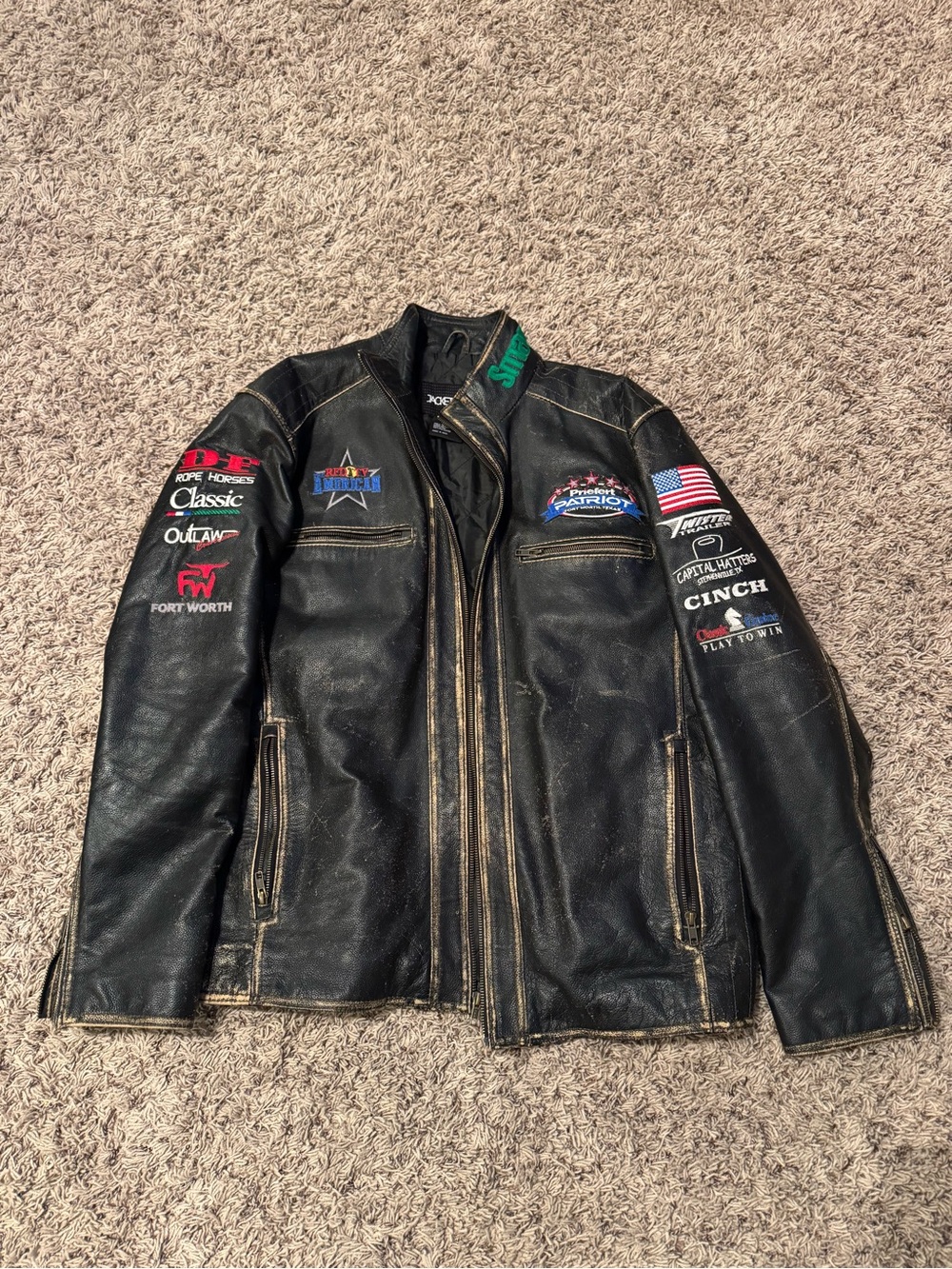 Patriot Contestant Leather Jacket - Men